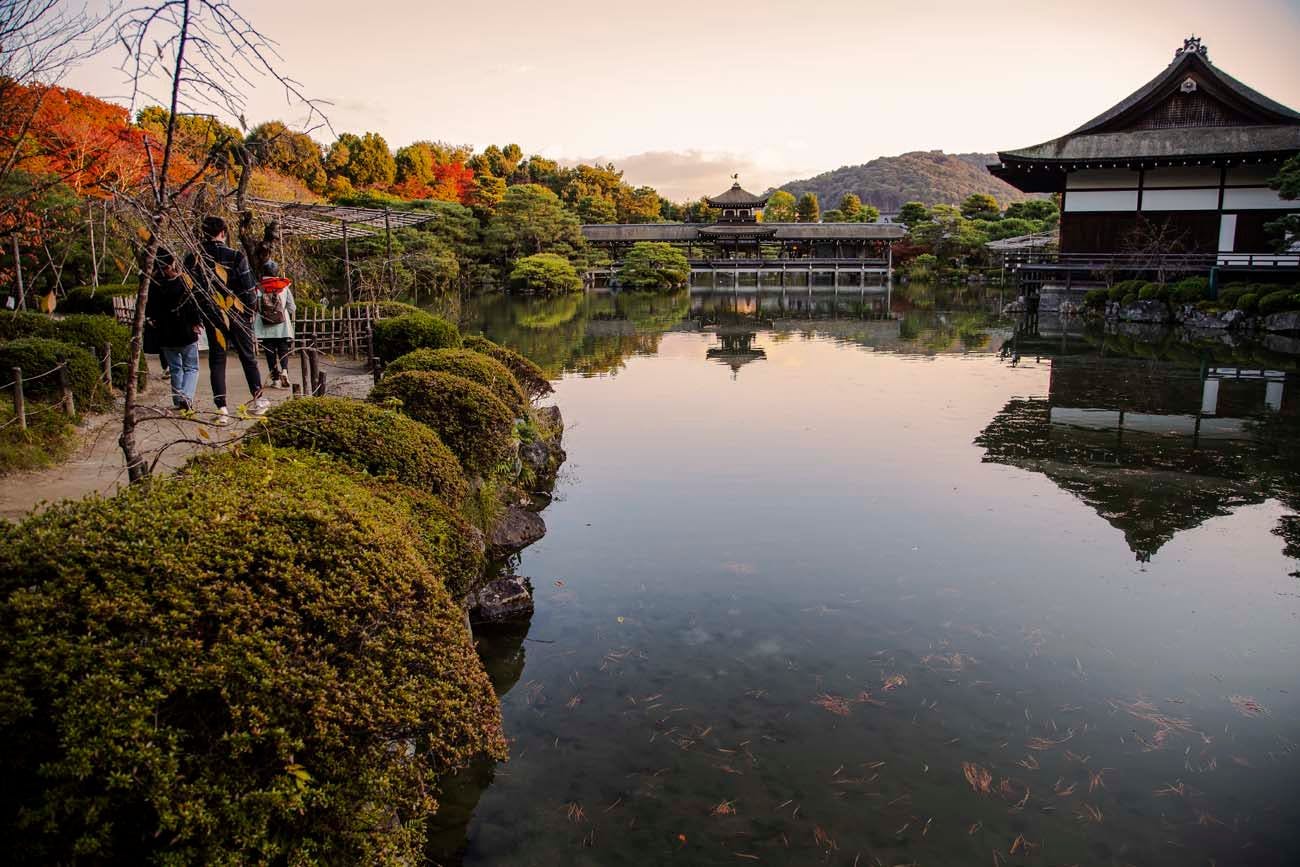 The gardens of Heian Shrine are an awesome view. Photo source: James Saunders-Wyndham