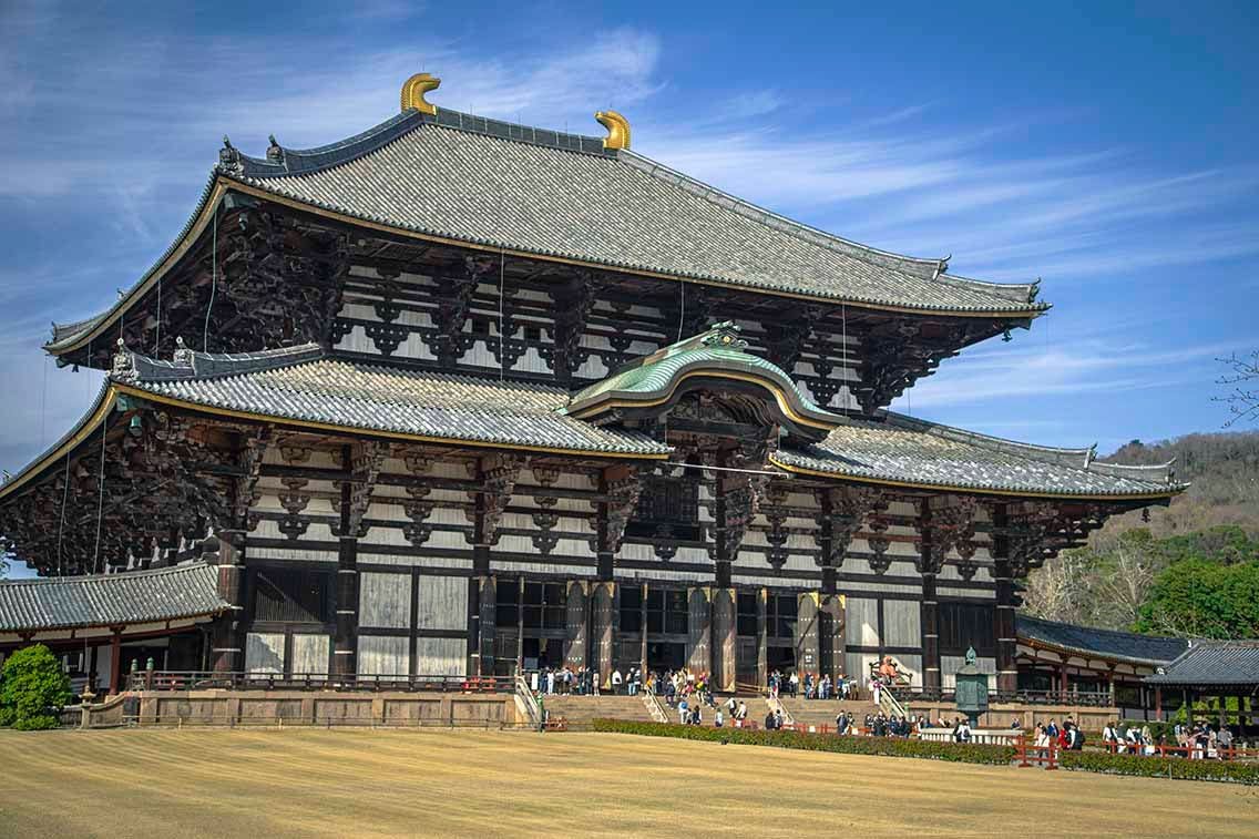 Todai-ji Temple in the ancient capital of Nara. Photo Source: James Saunders-Wyndham